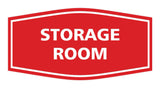 Red Signs ByLITA Fancy Storage Room Sign