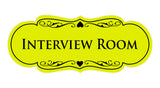 Signs ByLITA Designer Interview Room Sign