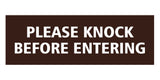 Signs ByLITA Basic Please Knock Before Entering