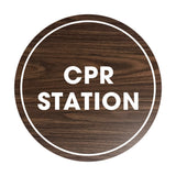Signs ByLITA Circle CPR Station Sign