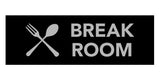 Signs ByLITA Basic Break Room Sign