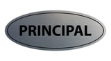 Signs ByLITA Oval Principal Sign