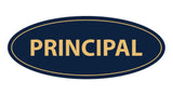 Signs ByLITA Oval Principal Sign