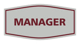 Fancy Manager Sign