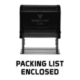 Packing List Enclosed Self Inking Rubber Stamp
