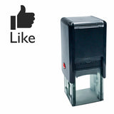 Black Square LIKE Self Inking Rubber Stamp
