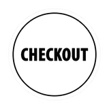 Signs ByLITA Circle Checkout Sign