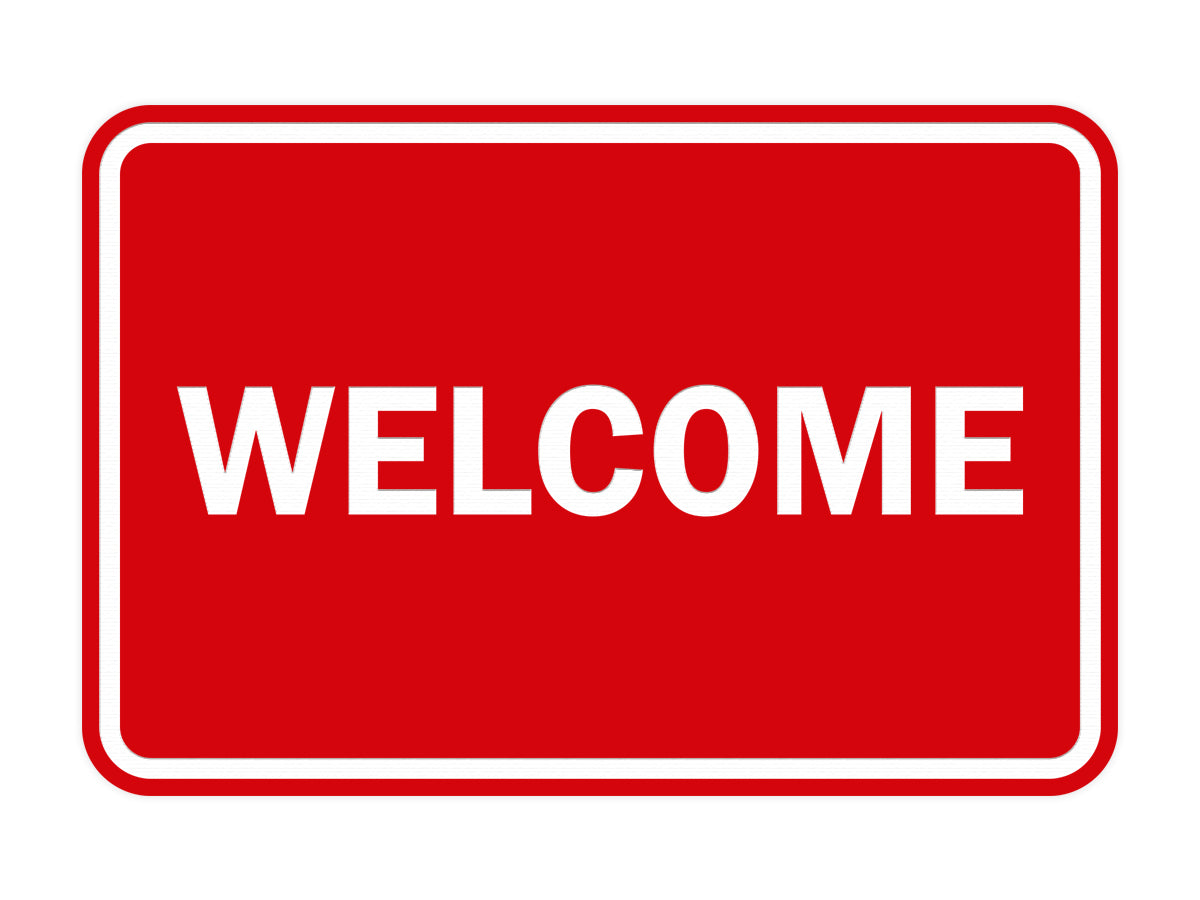 Signs ByLITA Classic Framed Welcome Sign