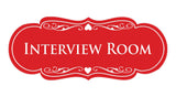 Signs ByLITA Designer Interview Room Sign