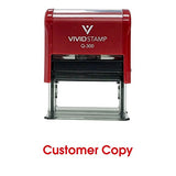 Customer Copy Self Inking Rubber Stamp