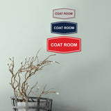 Signs ByLITA Fancy Coat Room Sign