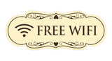 Signs ByLITA Designer Free Wifi Sign
