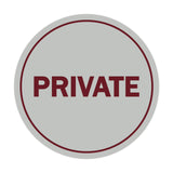 Signs ByLITA Circle Private Sign