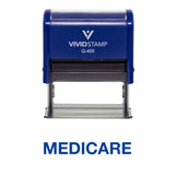 Medicare Self Inking Rubber Stamp