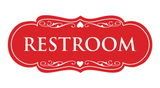 Designer Restroom Sign