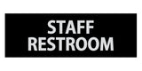 Signs ByLITA Basic Staff Restroom