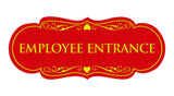 Signs ByLITA Designer Employee Entrance Sign