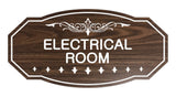 Victorian Electrical Room Sign