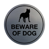 Signs ByLITA Circle Beware Of Dog Sign
