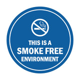 Signs ByLITA Circle This Is A Smoke Free Environment Sign