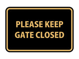 Signs ByLITA Classic Framed Please Keep Gate Closed