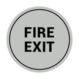 Signs ByLITA Circle Fire Exit Sign
