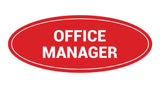 Signs ByLITA Oval Office Manager Sign