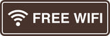 Signs ByLITA Standard Free WiFi Sign