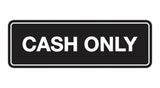 Signs ByLITA Standard Cash Only Sign