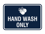 Signs ByLITA Classic Framed Hand Wash Only Sign