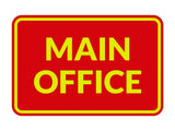 Signs ByLITA Classic Framed Main Office Sign