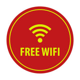 Signs ByLITA Circle Free WiFi Sign