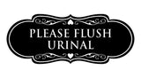 Designer Please Flush Urinal Wall or Door Sign