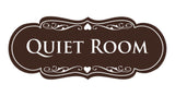 Signs ByLITA Designer Quiet Room Sign