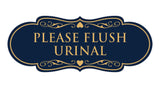 Designer Please Flush Urinal Wall or Door Sign