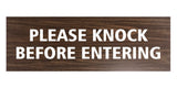 Signs ByLITA Basic Please Knock Before Entering