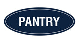 Signs ByLITA Oval Pantry Sign