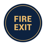 Signs ByLITA Circle Fire Exit Sign