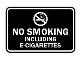 Signs ByLITA Classic Framed No Smoking Including E-Cigarettes Sign