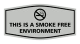 Signs ByLITA Fancy This Is A Smoke Free Environment Sign