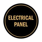 Signs ByLITA Circle Electrical Panel Sign