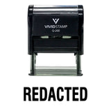 Redacted Self Inking Rubber Stamp
