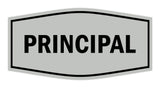 Signs ByLITA Fancy Principal Sign with Adhesive Tape, Mounts On Any Surface, Weather Resistant, Indoor/Outdoor Use