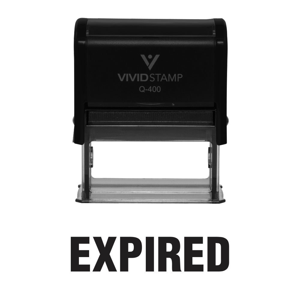 Expired Self Inking Rubber Stamp