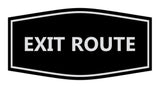 Signs ByLITA Fancy Exit Route Sign