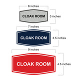 Signs ByLITA Fancy Cloak Room Sign