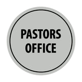 Signs ByLITA Circle Pastors Office Sign
