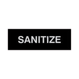Signs ByLITA Basic Sanitize Sign