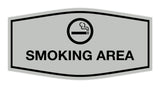 Signs ByLITA Fancy Smoking Area Sign