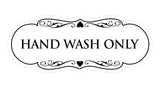Signs ByLITA Designer Hand Wash Only Sign